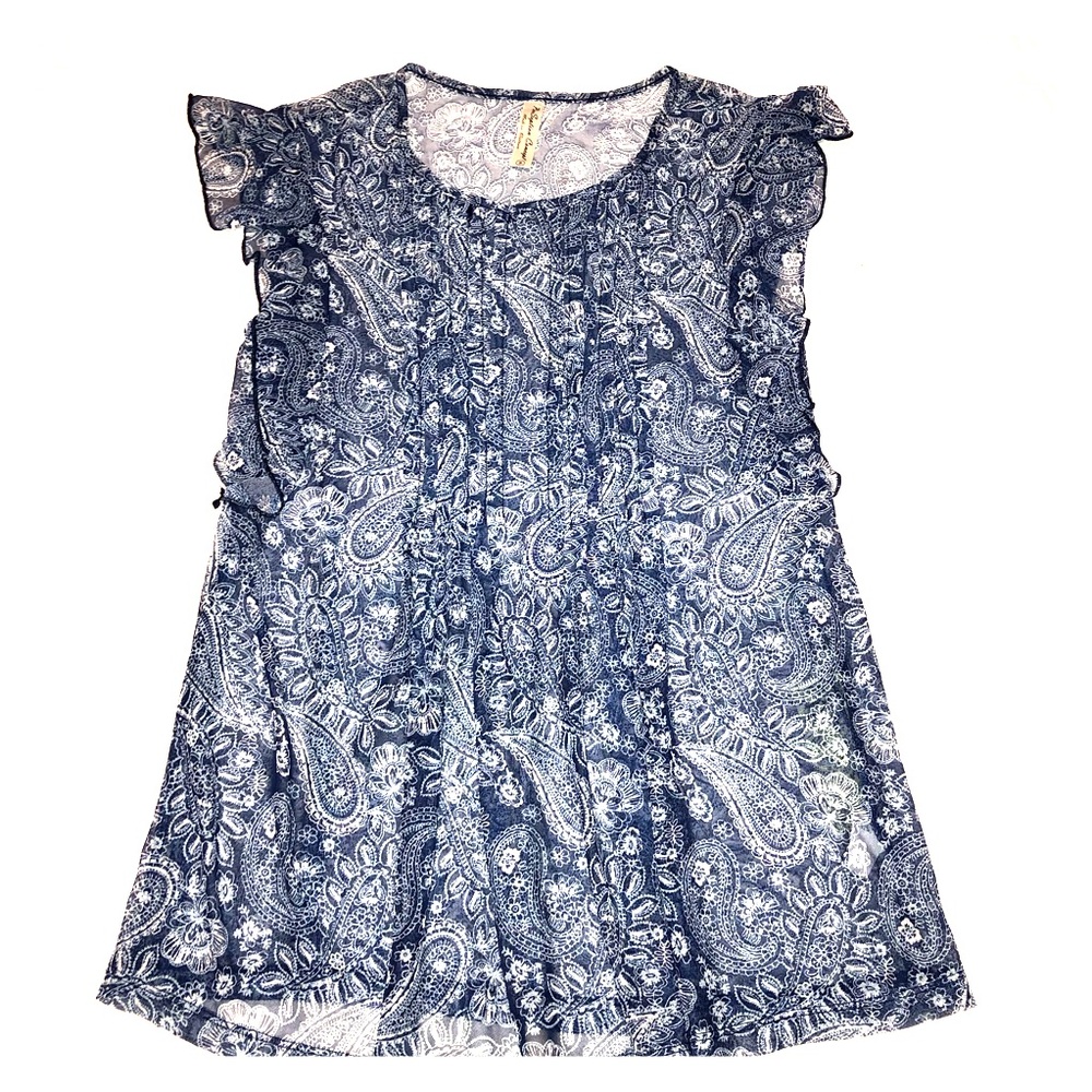 NWOT Per Seption Concept Top Blouse Small